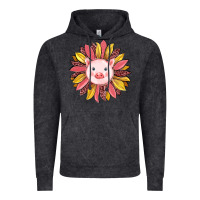 Vintage Black pig sunflower Vintage Hoodie - RanaPortraitStore