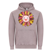 Vintage Zinc pig sunflower Vintage Hoodie - RanaPortraitStore