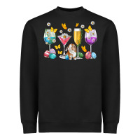 Black Easter wine glasses Easter Day Heavyweight Sweatshirt - Neo Western