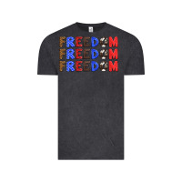 Vintage Black 4th of july freedom Vintage Tee - HRA Design Shop