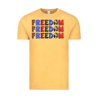 Vintage Mustard 4th of july freedom Vintage Tee - HRA Design Shop