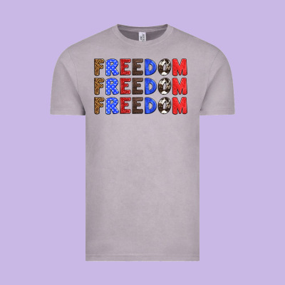 4th Of July Freedom Vintage Tee Designed By Hra Design Shop