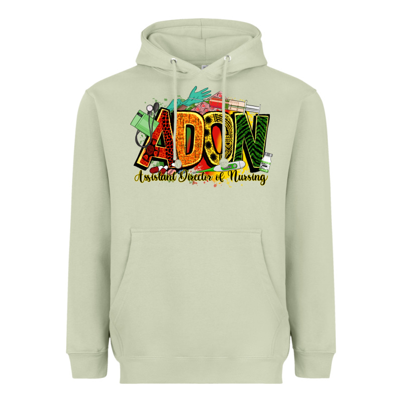 Adon Assistant Director Of Nursing Juneteenth Heavyweight Hoodie by NancyCooperArtShop | Teevron