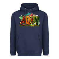 Navy adon assistant director of nursing juneteenth Heavyweight Hoodie - NancyCooperArtShop