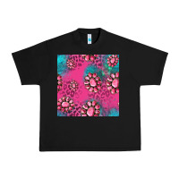Black pink turquoise gemstoes seamless pattern Urban Heavy Tee - HRA Design Shop