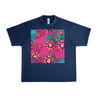 Navy pink turquoise gemstoes seamless pattern Urban Heavy Tee - HRA Design Shop