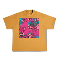 Peanut Butter pink turquoise gemstoes seamless pattern Urban Heavy Tee - HRA Design Shop
