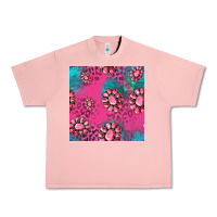 Salmon pink turquoise gemstoes seamless pattern Urban Heavy Tee - HRA Design Shop