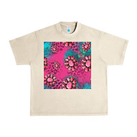Sandshell pink turquoise gemstoes seamless pattern Urban Heavy Tee - HRA Design Shop