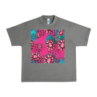 Tornado pink turquoise gemstoes seamless pattern Urban Heavy Tee - HRA Design Shop