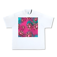 White pink turquoise gemstoes seamless pattern Urban Heavy Tee - HRA Design Shop