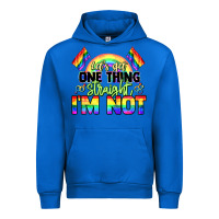 Cobalt Let's get one thing straight i'm not Pride LGBTQ+ Urban Hoodie - NancyCooperArtShop