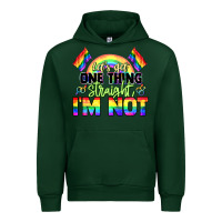 Forest Green Let's get one thing straight i'm not Pride LGBTQ+ Urban Hoodie - NancyCooperArtShop