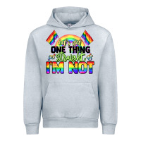 Heather Grey Let's get one thing straight i'm not Pride LGBTQ+ Urban Hoodie - NancyCooperArtShop
