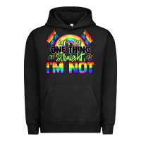 Pigment Black Let's get one thing straight i'm not Pride LGBTQ+ Urban Hoodie - NancyCooperArtShop