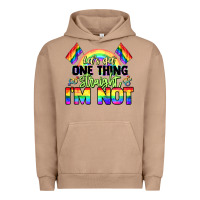 Pigment Burro Let's get one thing straight i'm not Pride LGBTQ+ Urban Hoodie - NancyCooperArtShop