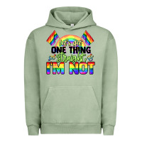Pigment Oil Green Let's get one thing straight i'm not Pride LGBTQ+ Urban Hoodie - NancyCooperArtShop