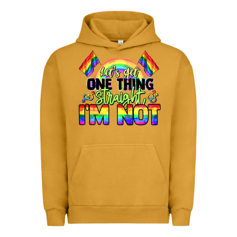 Let's Get One Thing Straight I'm Not Pride Lgbtq+ Urban Hoodie by NancyCooperArtShop | Teevron