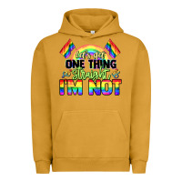 Pigment Peanut Butter Let's get one thing straight i'm not Pride LGBTQ+ Urban Hoodie - NancyCooperArtShop