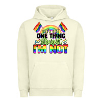 Pigment Pistachio Let's get one thing straight i'm not Pride LGBTQ+ Urban Hoodie - NancyCooperArtShop
