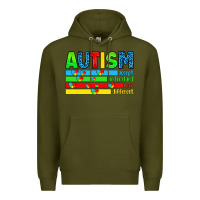 Army Green autism Premium Hoodie - Artiststas