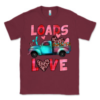 Burgundy loads of love truck Classic Tee - JahusDesignShop