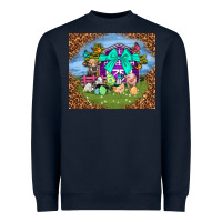 Navy Farm animal easter tumbler Easter Day Heavyweight Sweatshirt - Neo Western