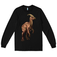 Black parasaurolophus Long Sleeve Tee - Artiststas