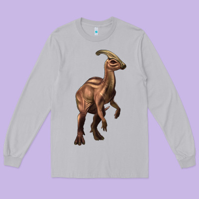 Parasaurolophus Long Sleeve Tee Designed By Artiststas