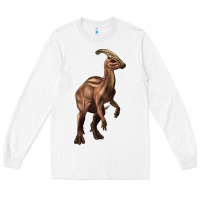 White parasaurolophus Long Sleeve Tee - Artiststas