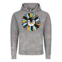 Cloud Rock penguin sunflower Vintage Hoodie - RanaPortraitStore