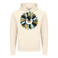 Vintage Artic penguin sunflower Vintage Hoodie - RanaPortraitStore