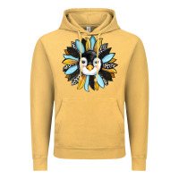 Vintage Mustard penguin sunflower Vintage Hoodie - RanaPortraitStore