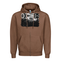Chestnut cowhide background Zipper Hoodie - BarkalooDesign