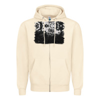 Sandshell cowhide background Zipper Hoodie - BarkalooDesign