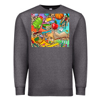 Charcoal Heather school elements Premium Sweatshirt - NancyCooperArtShop