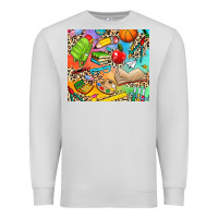 Dove Grey school elements Premium Sweatshirt - NancyCooperArtShop