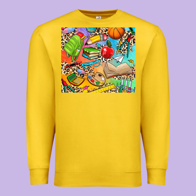 School Elements Premium Sweatshirt Designed By Nancycooperartshop