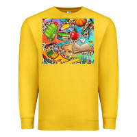 Lemon school elements Premium Sweatshirt - NancyCooperArtShop