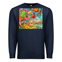 Navy school elements Premium Sweatshirt - NancyCooperArtShop