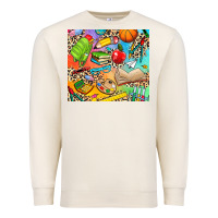 Sandshell school elements Premium Sweatshirt - NancyCooperArtShop