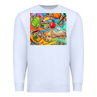 White school elements Premium Sweatshirt - NancyCooperArtShop
