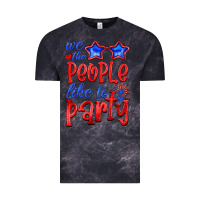 Cloud Black we people like the party Vintage Tee - HRA Design Shop