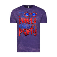 Cloud Purple we people like the party Vintage Tee - HRA Design Shop