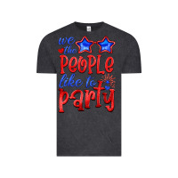 Vintage Black we people like the party Vintage Tee - HRA Design Shop