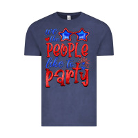 Vintage Denim we people like the party Vintage Tee - HRA Design Shop