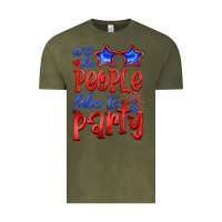 Vintage Olive we people like the party Vintage Tee - HRA Design Shop