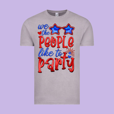 We People Like The Party Vintage Tee Designed By Hra Design Shop