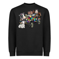 Black farm life Heavyweight Sweatshirt - SublimationCraftShop