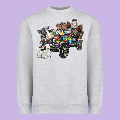 Farm Life Heavyweight Sweatshirt Designed By Sublimationcraftshop